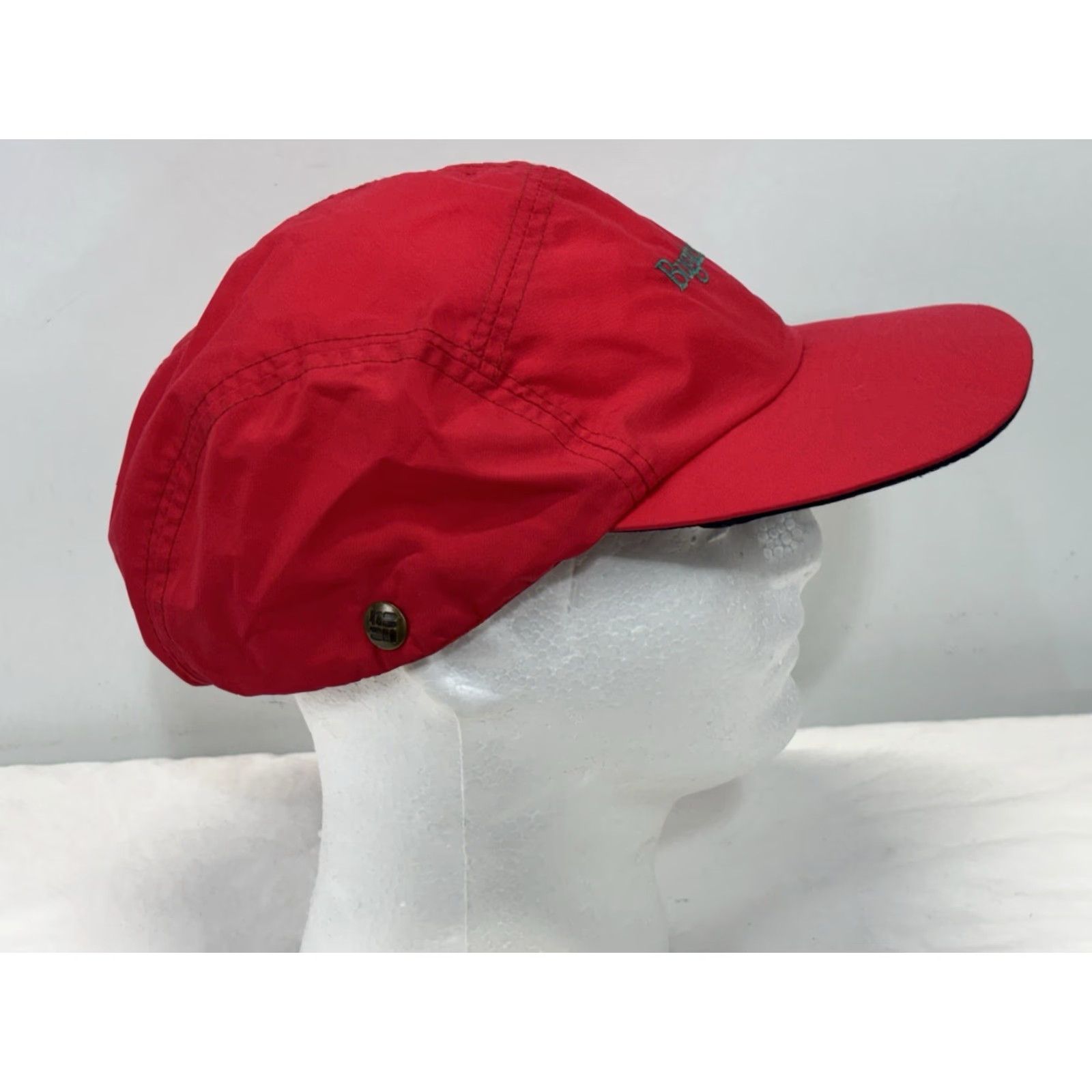 Vintage VINTAGE Columbia Bugaboo Lightweight Nylon Baseball Hat - Red - USA Made - Large Gorp 90s HIKING Hat Mens/Womens Size ONE SIZE - 5 Thumbnail