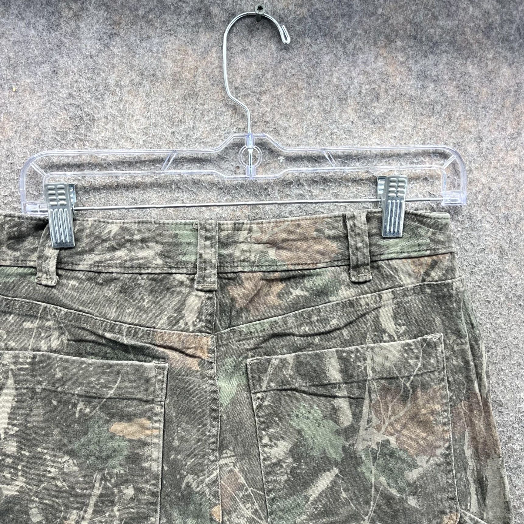 Abercrombie & Fitch VINTAGE Abercrombie & Fitch Cargo Pants Men 30x30 Green Camo Hunting Paratrooper Size US 30 / EU 46 - 3 Thumbnail