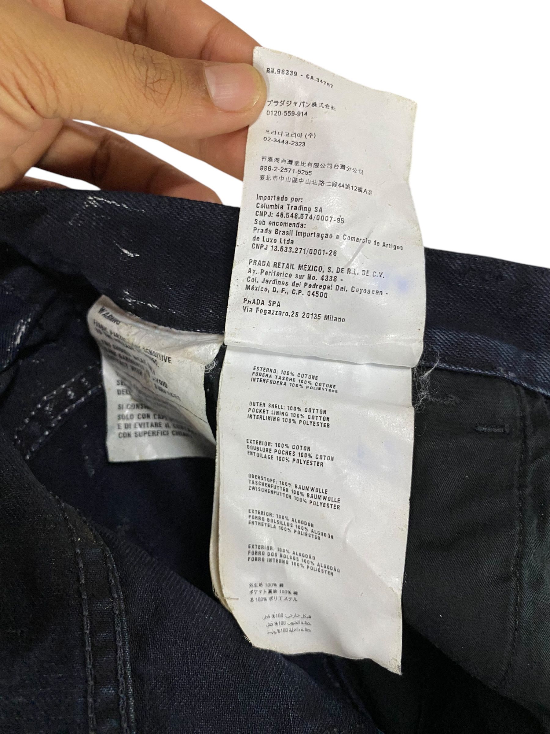 Prada Prada indigo tight fit jeans Size US 32 / EU 48 - 11 Thumbnail