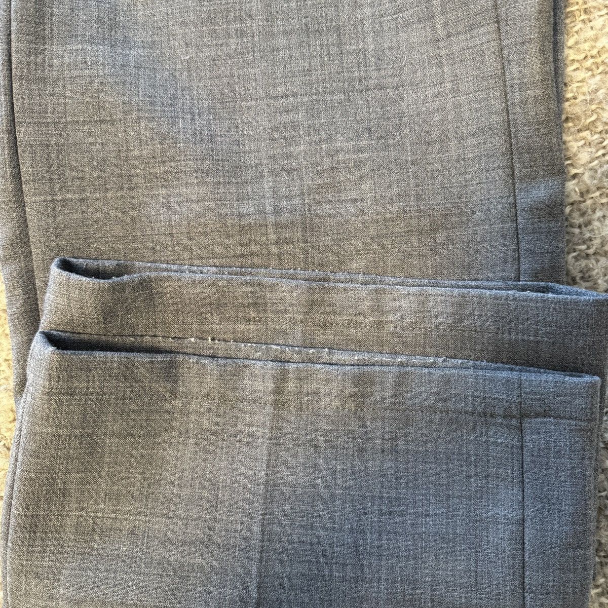 AMI AMI PARIS Gray Elasticized Trousers Size US 34 / EU 50 - 7 Thumbnail