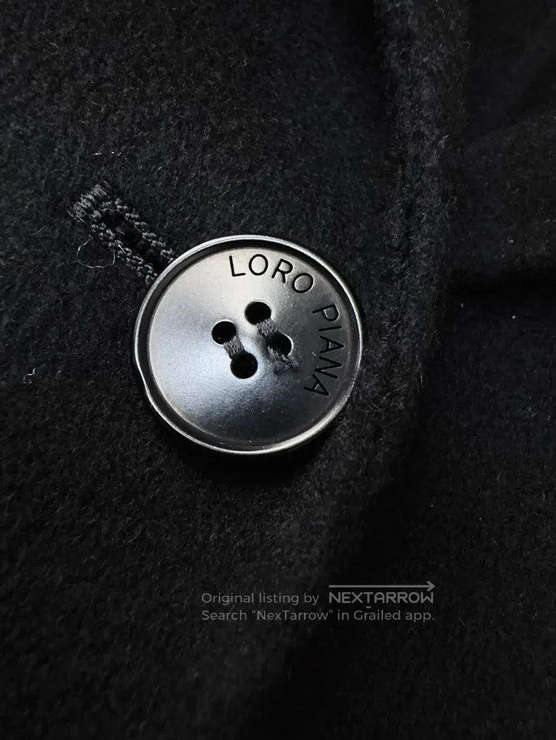 Loro Piana Lora Piana Black Cashmere Long Single-breasted Coat Jacket Size XS / US 0-2 / IT 36-38 - 6 Thumbnail