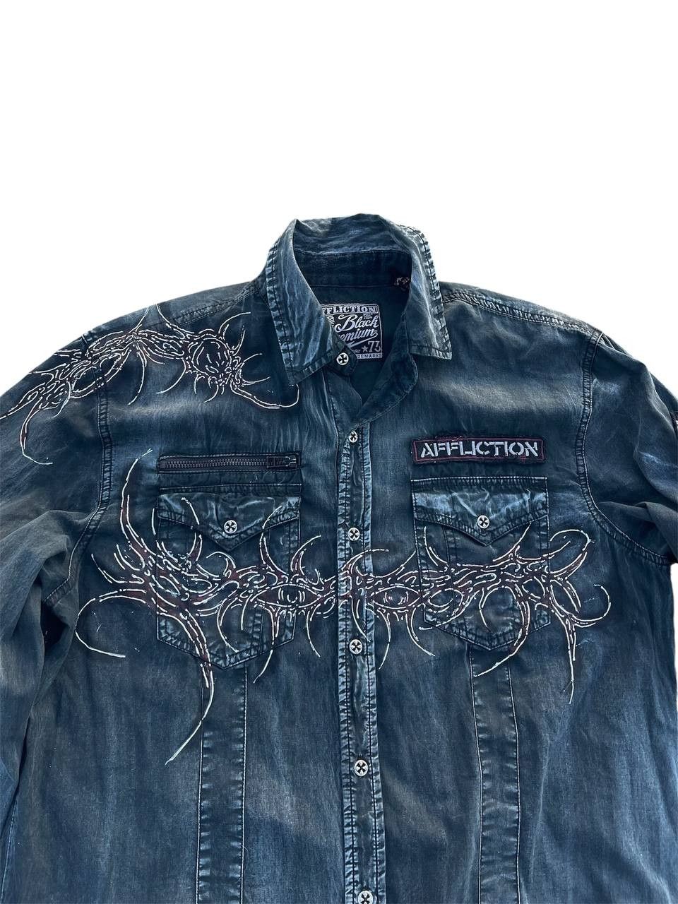 Affliction Affliction custom neotribal button up Size US XL / EU 56 / 4 - 5 Thumbnail