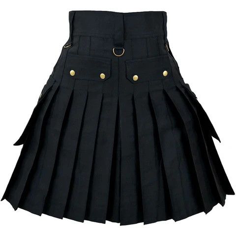 Handmade × Other Cargo mens Utility Kilt Black with 6 Pockets Size US 34 / EU 50 - 4 Thumbnail