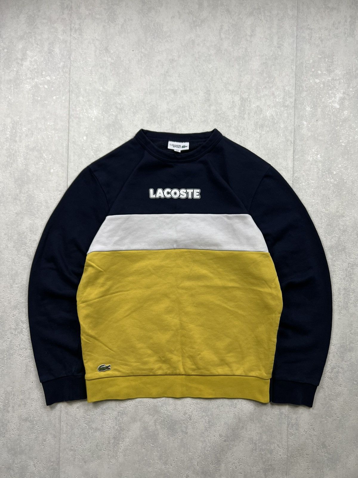 Lacoste LACOSTE VINTAGE CREWNECK Y2K SMALL CROCODILE LOGO RARE Size US S / EU 44-46 / 1 - 1 Thumbnail