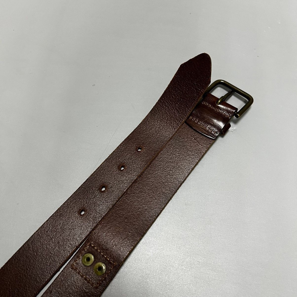 Dries Van Noten Dries Van Noten Leather Belt adorned with buttons Size 32 - 10 Thumbnail