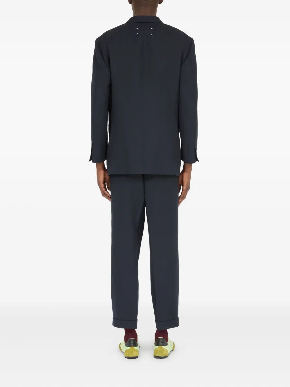 Maison Margiela o1mle0326 Single Breasted Blazer In Navy Blue Size US M / EU 48-50 / 2 - 6 Thumbnail