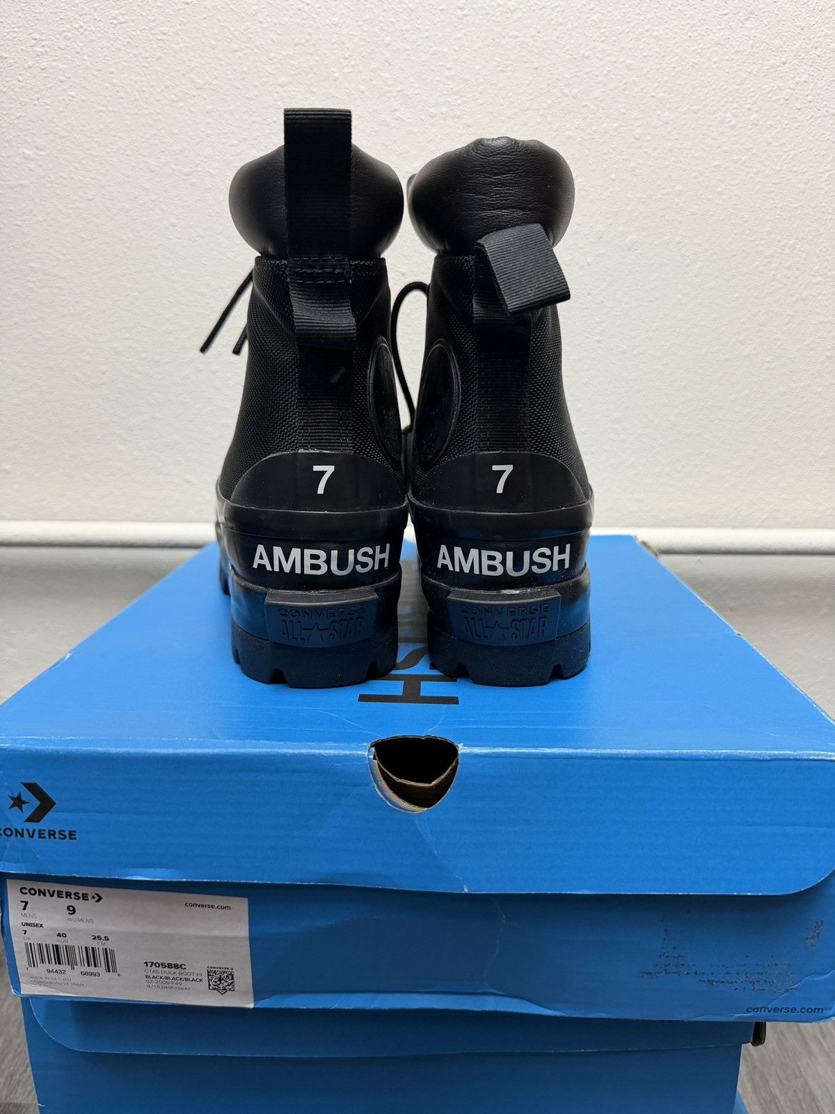Ambush Design × Converse Converse x Ambush CTAS Duck Boot Black Canvas Womens Size US 9 / IT 39 - 4 Thumbnail