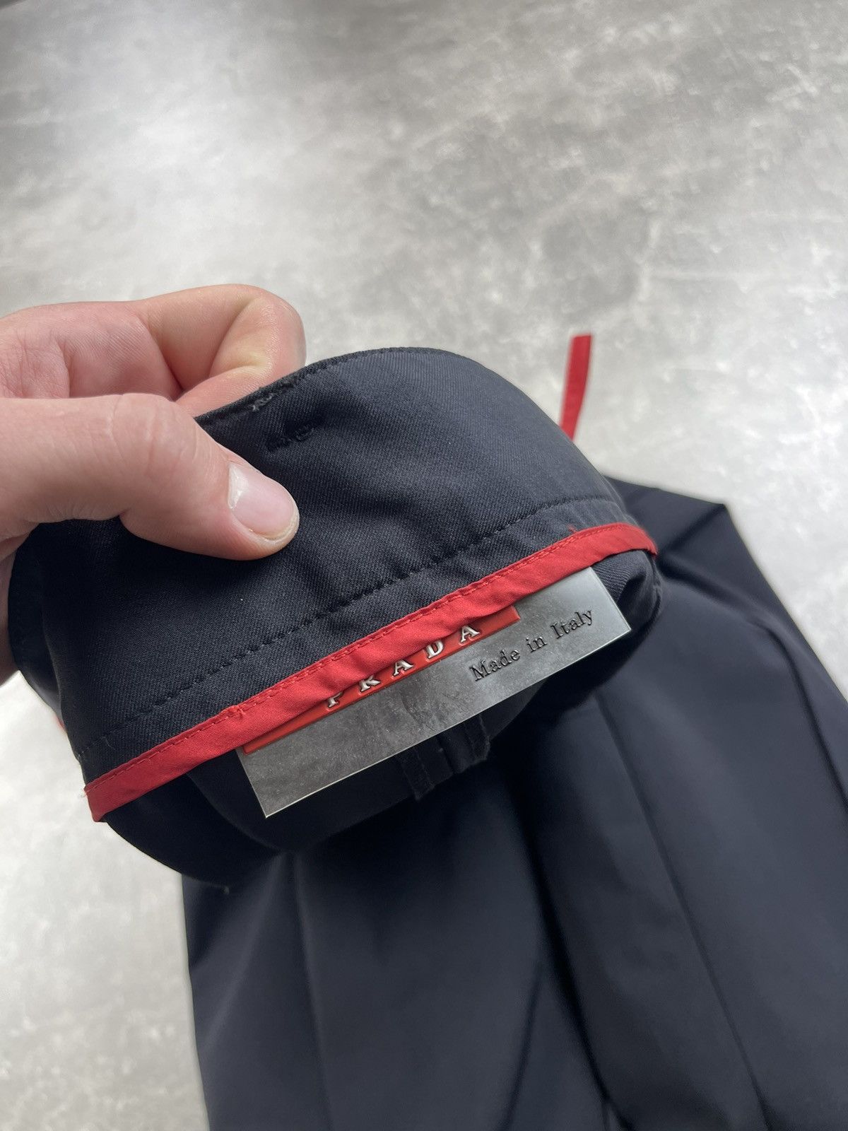 Prada Prada Linea Rossa Tech Archive Flared Pants Nylon Belted Size 30" / US 8 / IT 44 - 14 Thumbnail