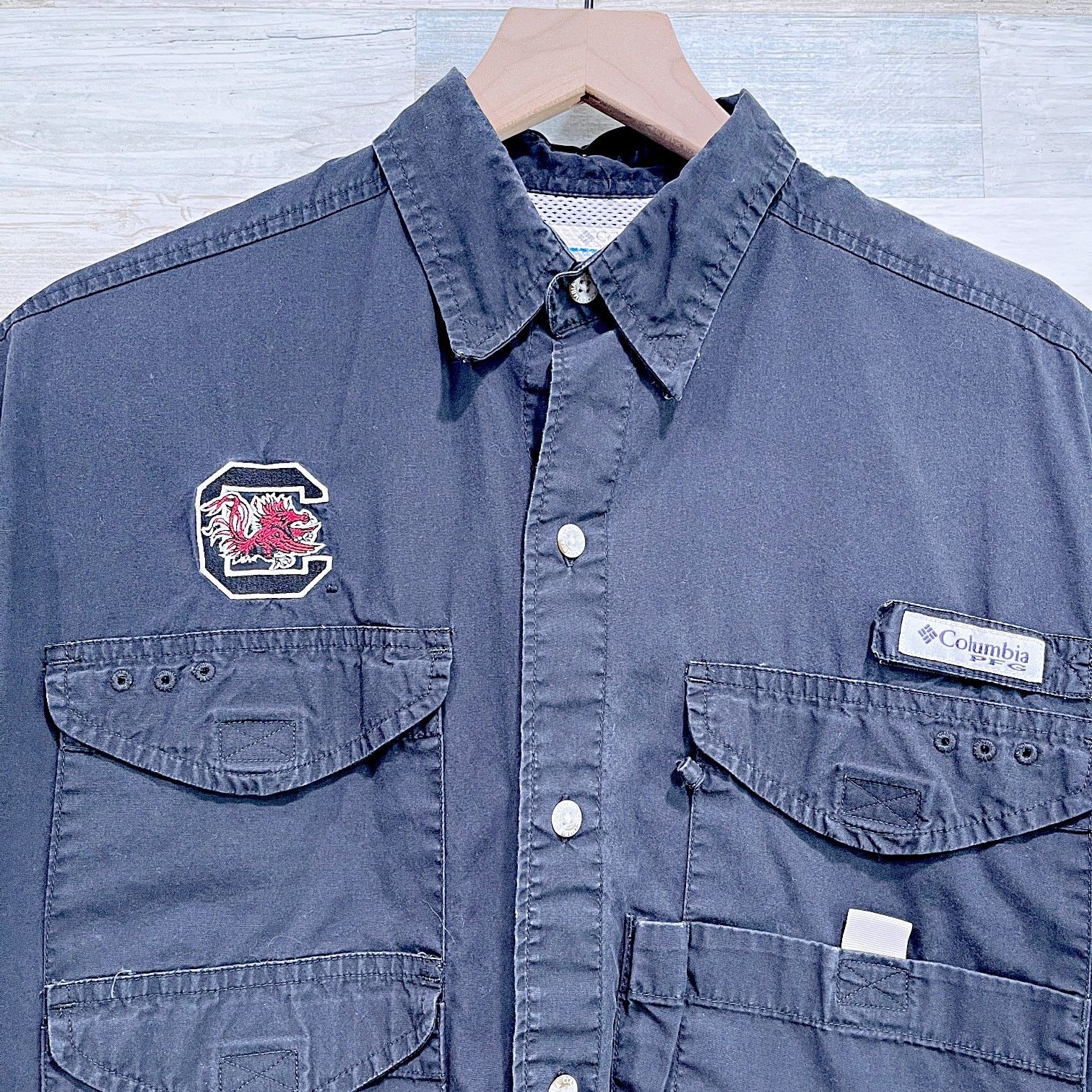 Columbia South Carolina Gamecocks Columbia PFG Bonehead Shirt Mens S Size US S / EU 44-46 / 1 - 2 Thumbnail
