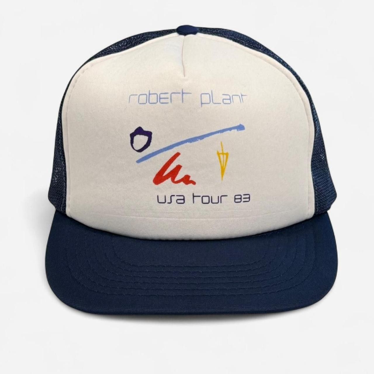 Other VTG 80s ROBERT PLANT TRUCKER HAT • USA tour ‘83•... Size ONE SIZE - 2 Thumbnail