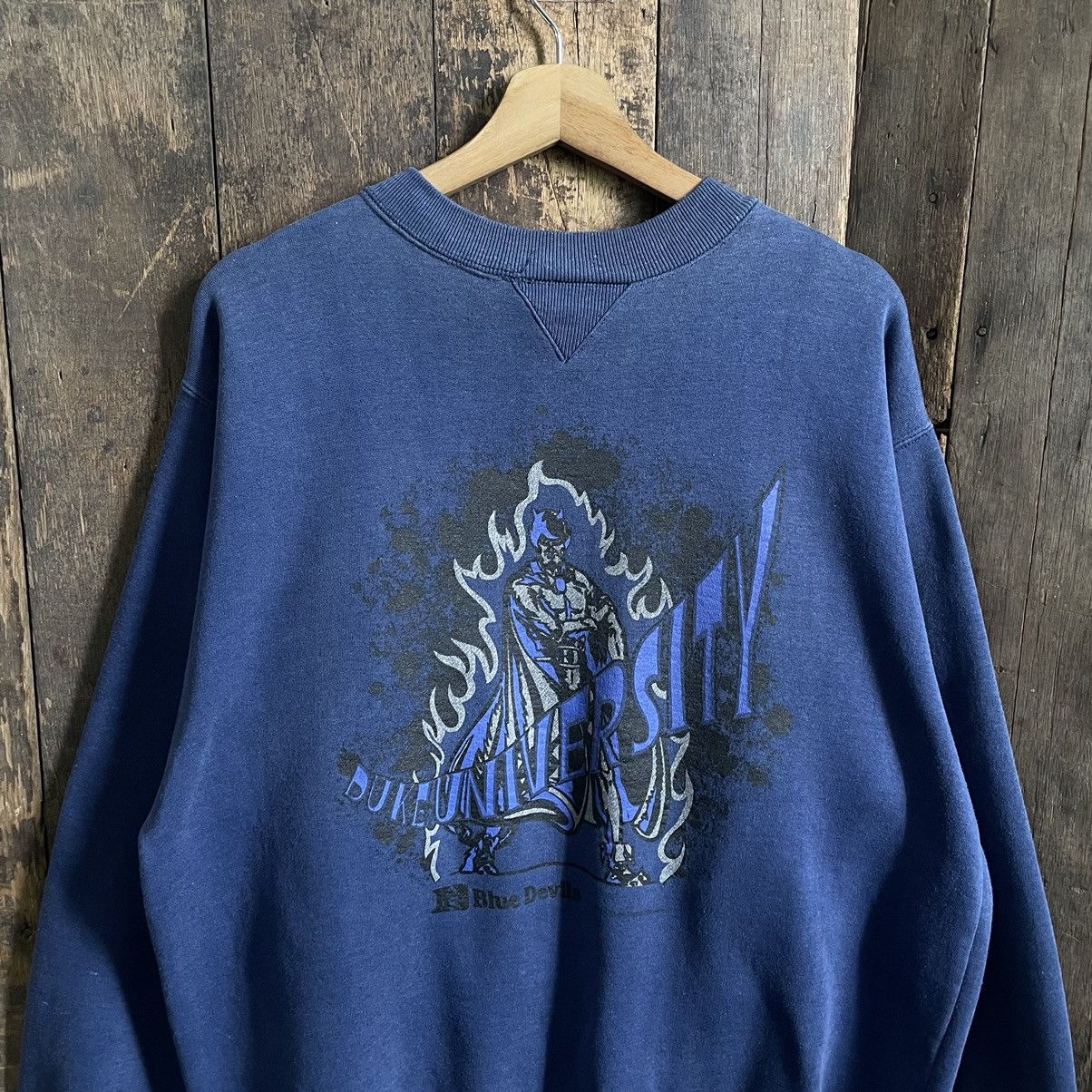 Other Vintage Blue Devil Duke University Sweatshirt Size US L / EU 52-54 / 3 - 2 Thumbnail