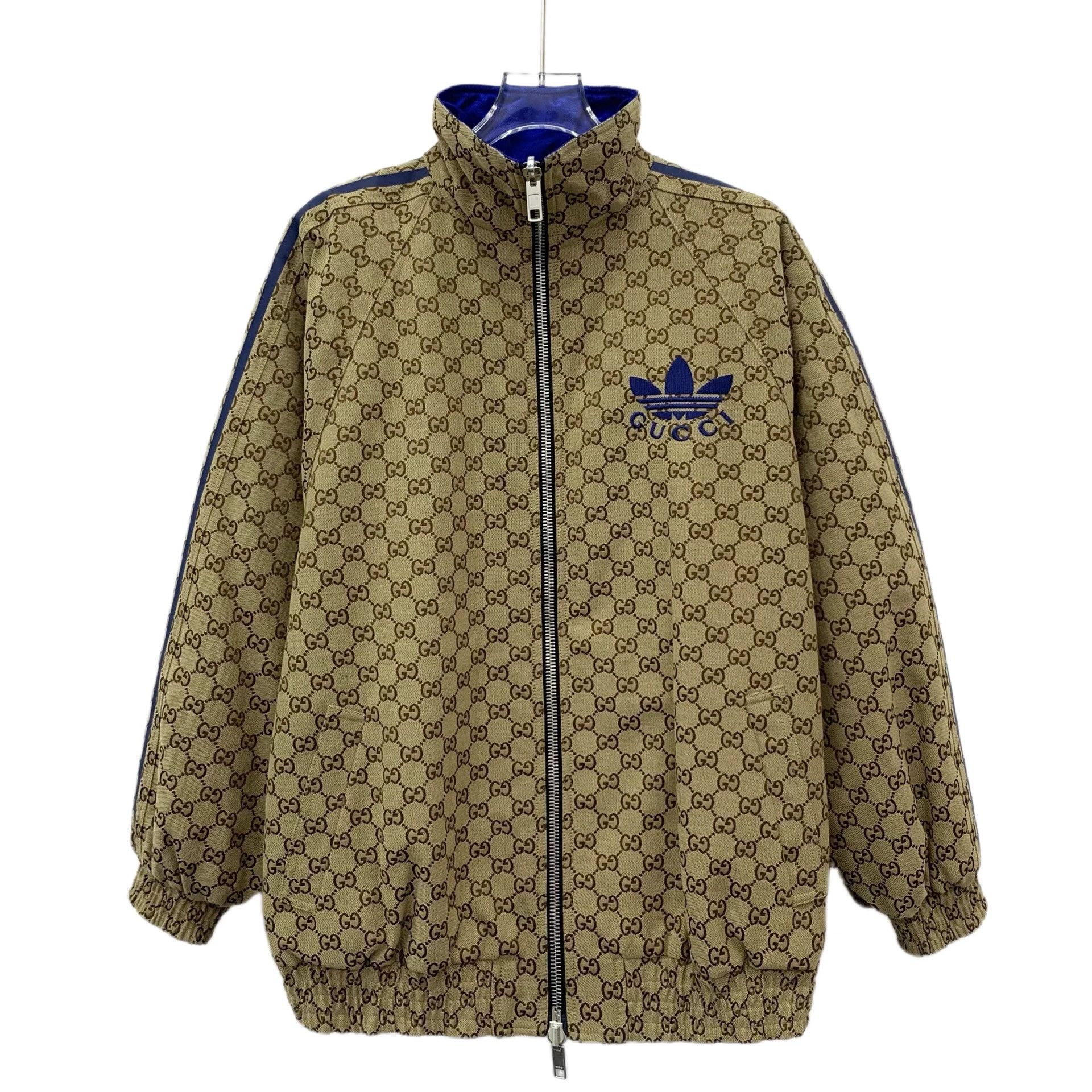 Gucci KM0520 Gucci x Adidas long-sleeved reversible jacket Size M / US 6-8 / IT 42-44 - 1 Thumbnail
