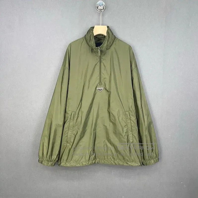 Prada Prada Green Men's Lightweight Outer Jacket. Size US M / EU 48-50 / 2 - 1 Thumbnail