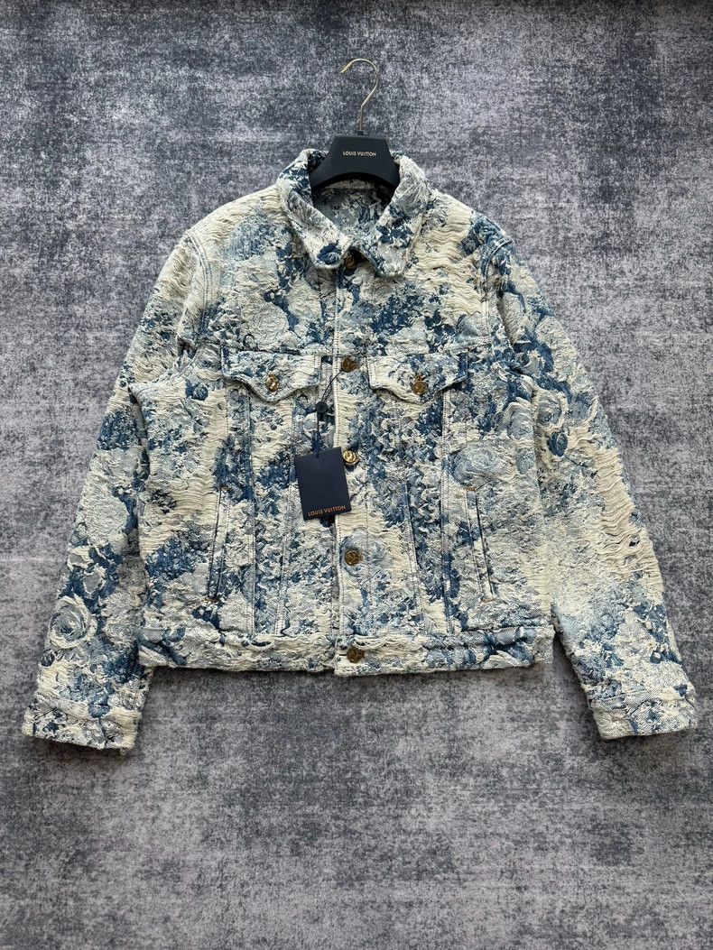 Louis Vuitton Louis Vuitton Floral Denim Jacket - dmc Size US L / EU 52-54 / 3 - 1 Thumbnail
