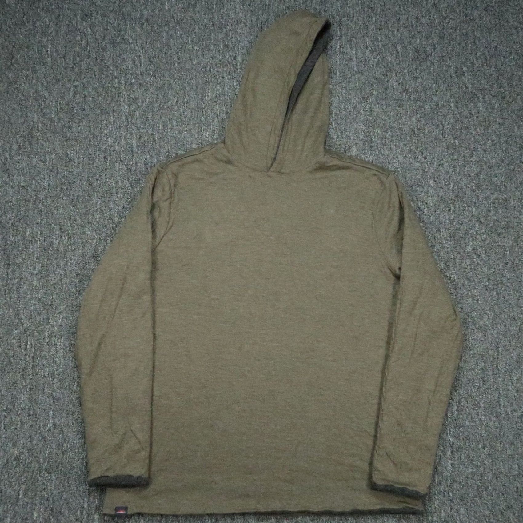 Faherty Faherty Hoodie Mens Large Gray Reversible Hooded Pullover Cloud Soft Cotton Rayon Regular Size US L / EU 52-54 / 3 - 7 Thumbnail