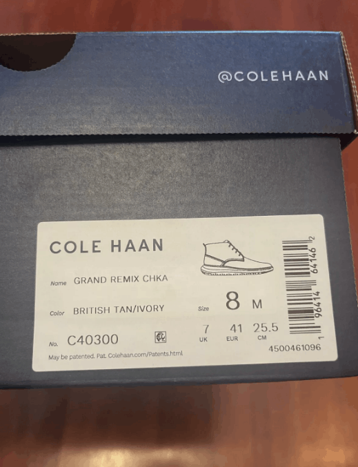 Cole Haan Cole Haan Grand Remix Chukka Boot (Men) Size US 9.5 / EU 42-43 - 6 Thumbnail