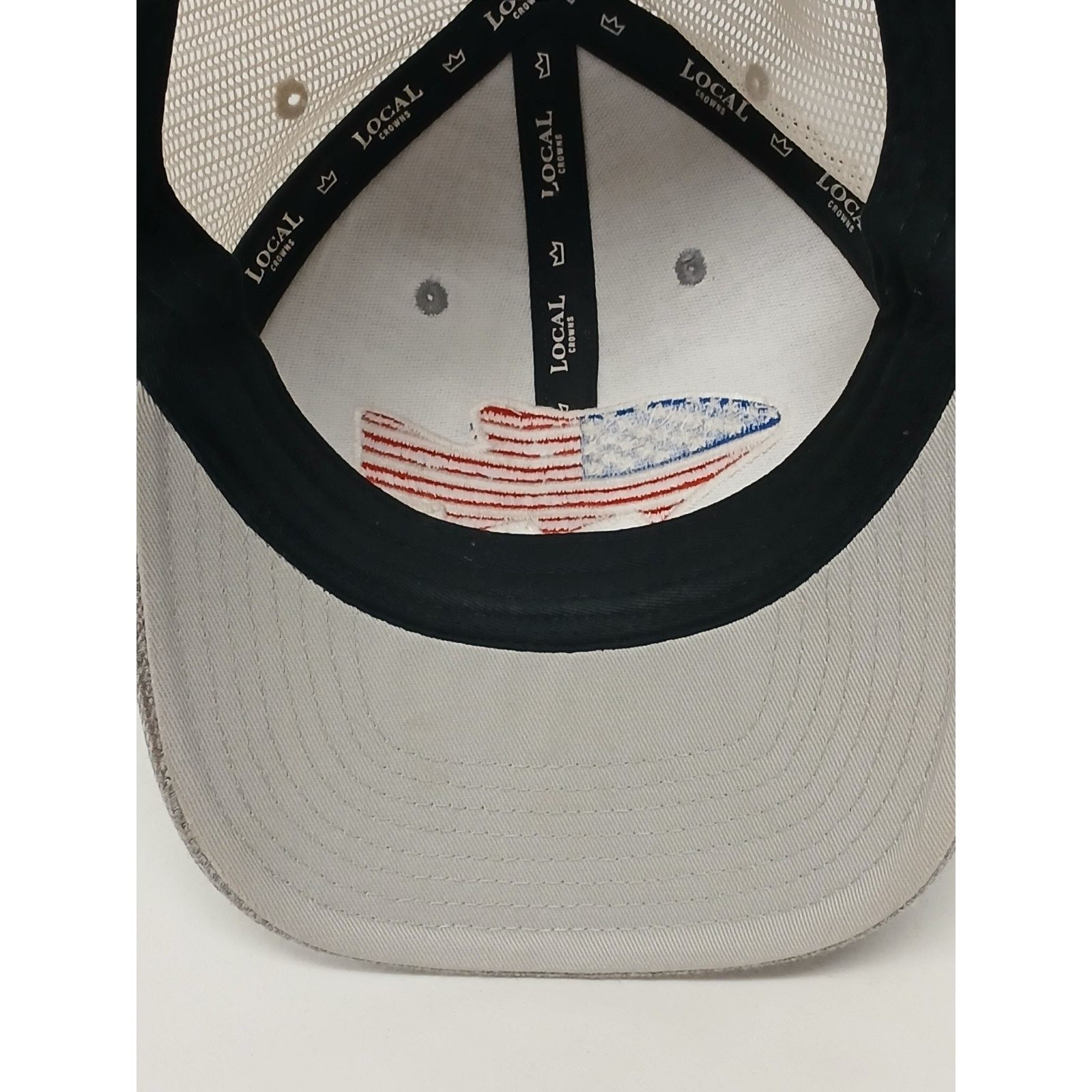 Other Local Crowns Mesh Trucker (OSFM) Gray Snapback Hat/Cap Size ONE SIZE - 8 Thumbnail