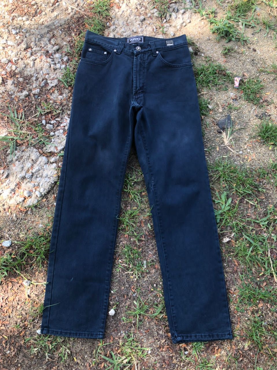 Versace Jeans Couture × Vintage Vintage Versace Jeans Couture Blue Denim Jeans Size US 29 - 1 Thumbnail