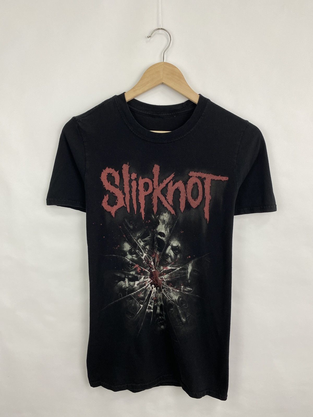 Slipknot 🇺🇸💀 Vintage Y2K Slipknot Rock Band T-Shirt Rare Retro Hypy Size US S / EU 44-46 / 1 - 3 Thumbnail