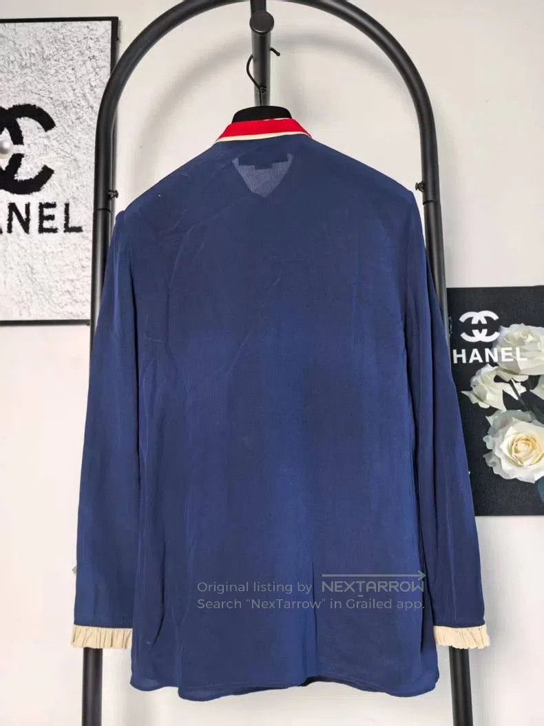 Gucci Gucci Silk Button Up Shirt . Size US L / EU 52-54 / 3 - 2 Thumbnail
