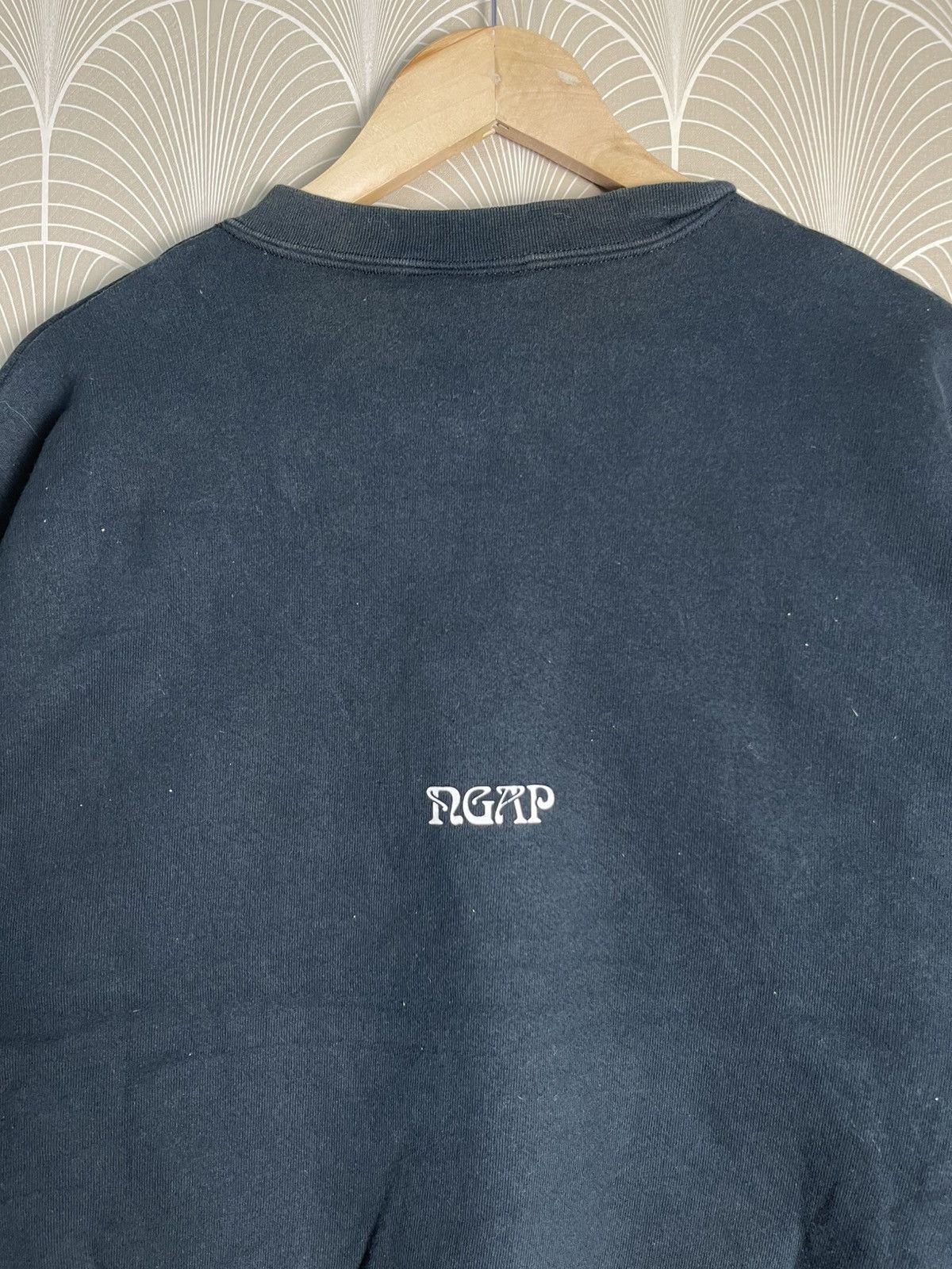 Japanese Brand × Vintage 90s JAPANESE BRAND NGAP LEE RARE GRAPHIC CREWNECK Size US L / EU 52-54 / 3 - 14 Thumbnail