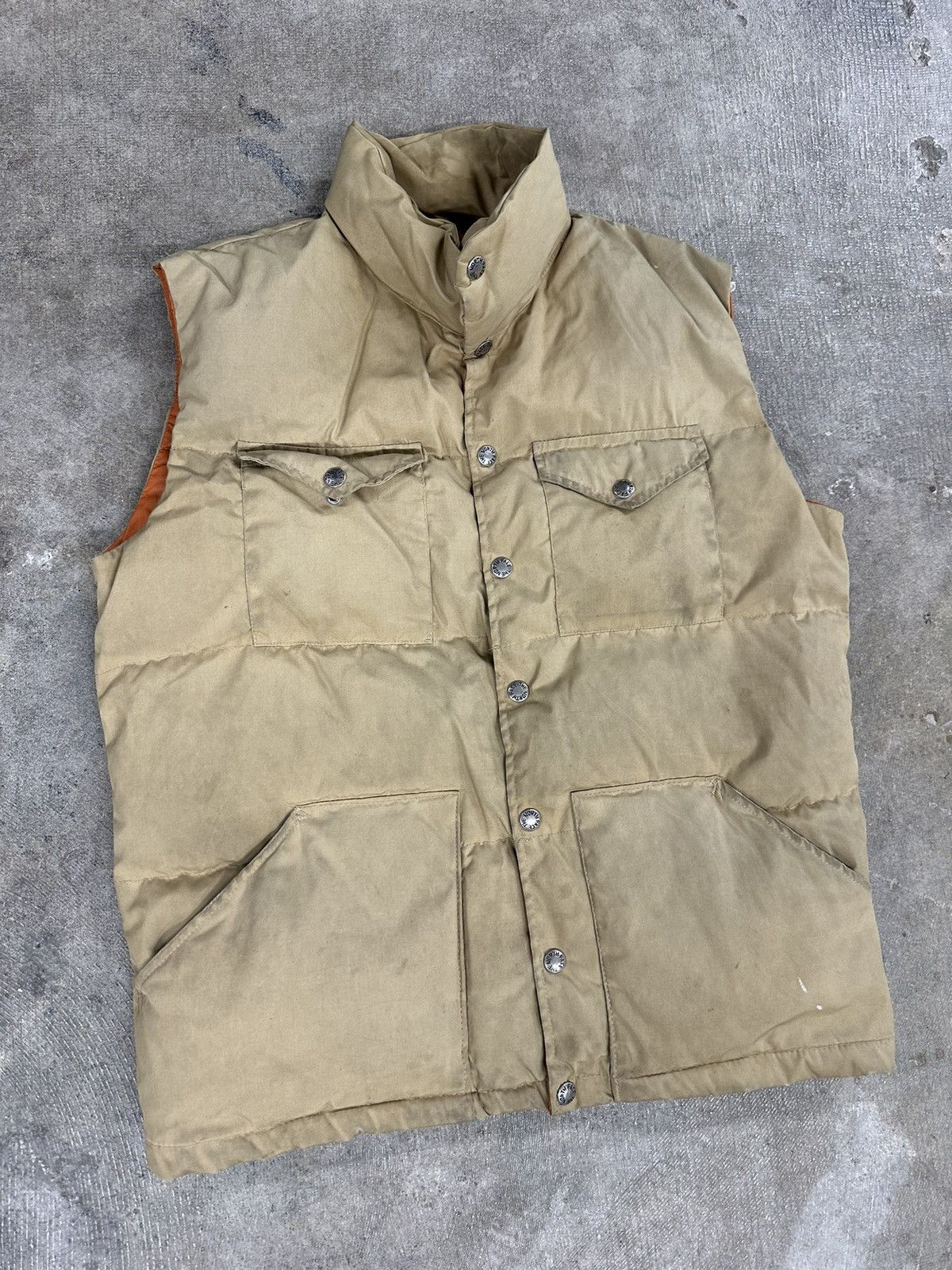 The North Face × Vintage Vintage 80s The North Face Brown Label Puffer Vest Size M / US 6-8 / IT 42-44 - 3 Thumbnail