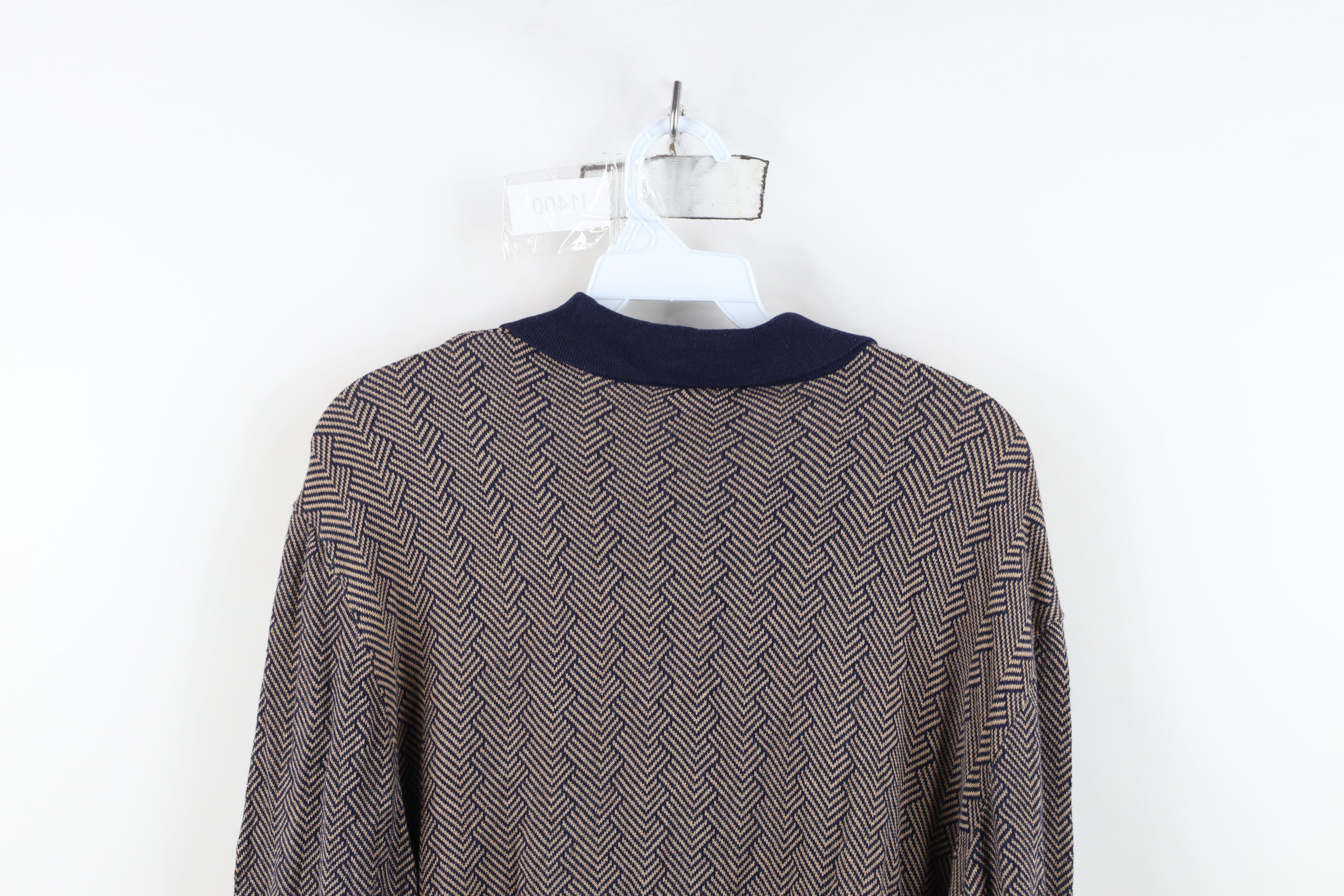 Vintage Vintage 90s Streetwear Lightweight Collared Pullover Sweater Size US L / EU 52-54 / 3 - 10 Thumbnail