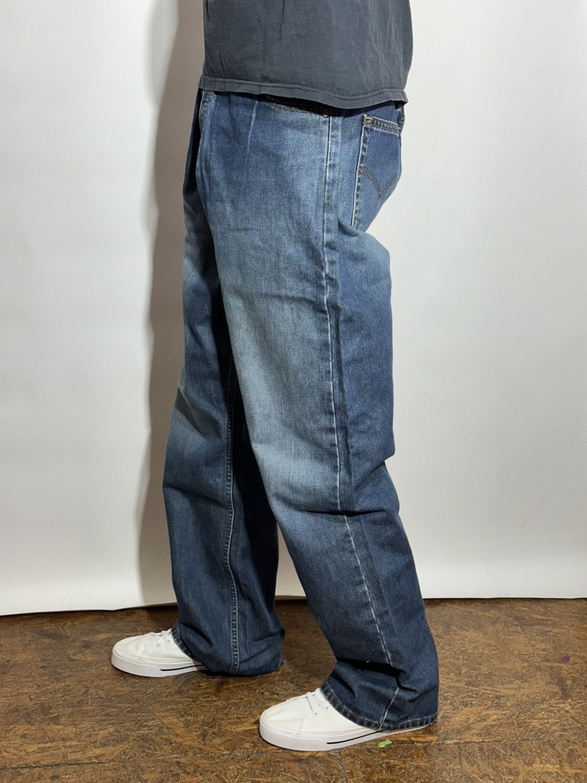 Levi's Levis 523 Vintage Navy Blue Baggy Pants Size US 38 / EU 54 - 1 Thumbnail
