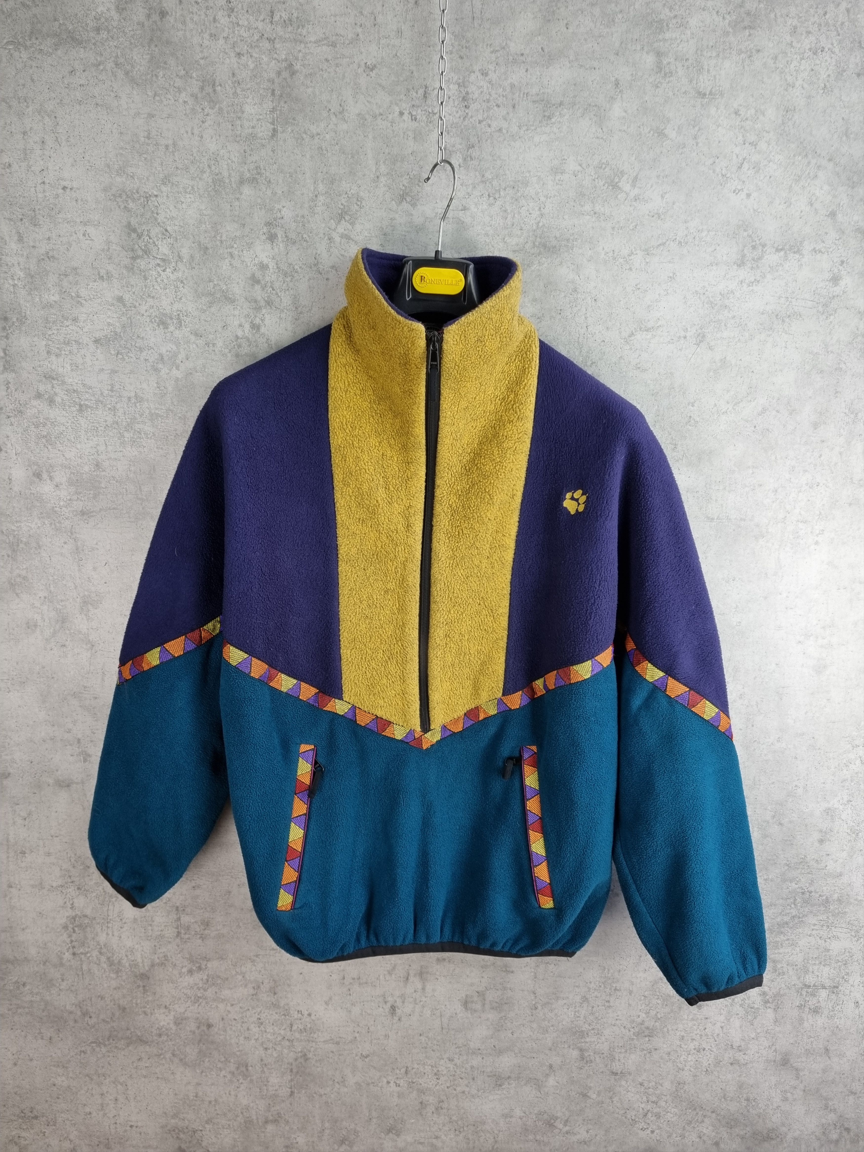 Jack Wolfskin 90s vintage Jack Wolfskin fleece sweater Size US L / EU 52-54 / 3 - 3 Thumbnail