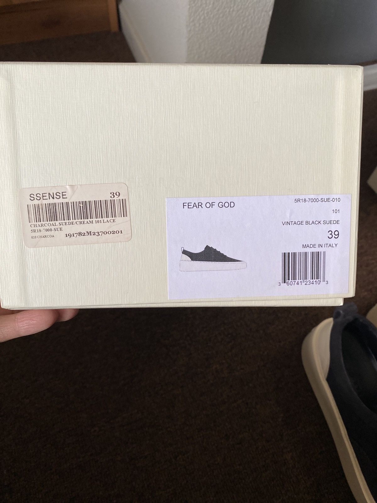 Fear of God Fear of God 101 Sneaker in Vintage Black 39 Size US 6 / EU 39 - 8 Thumbnail