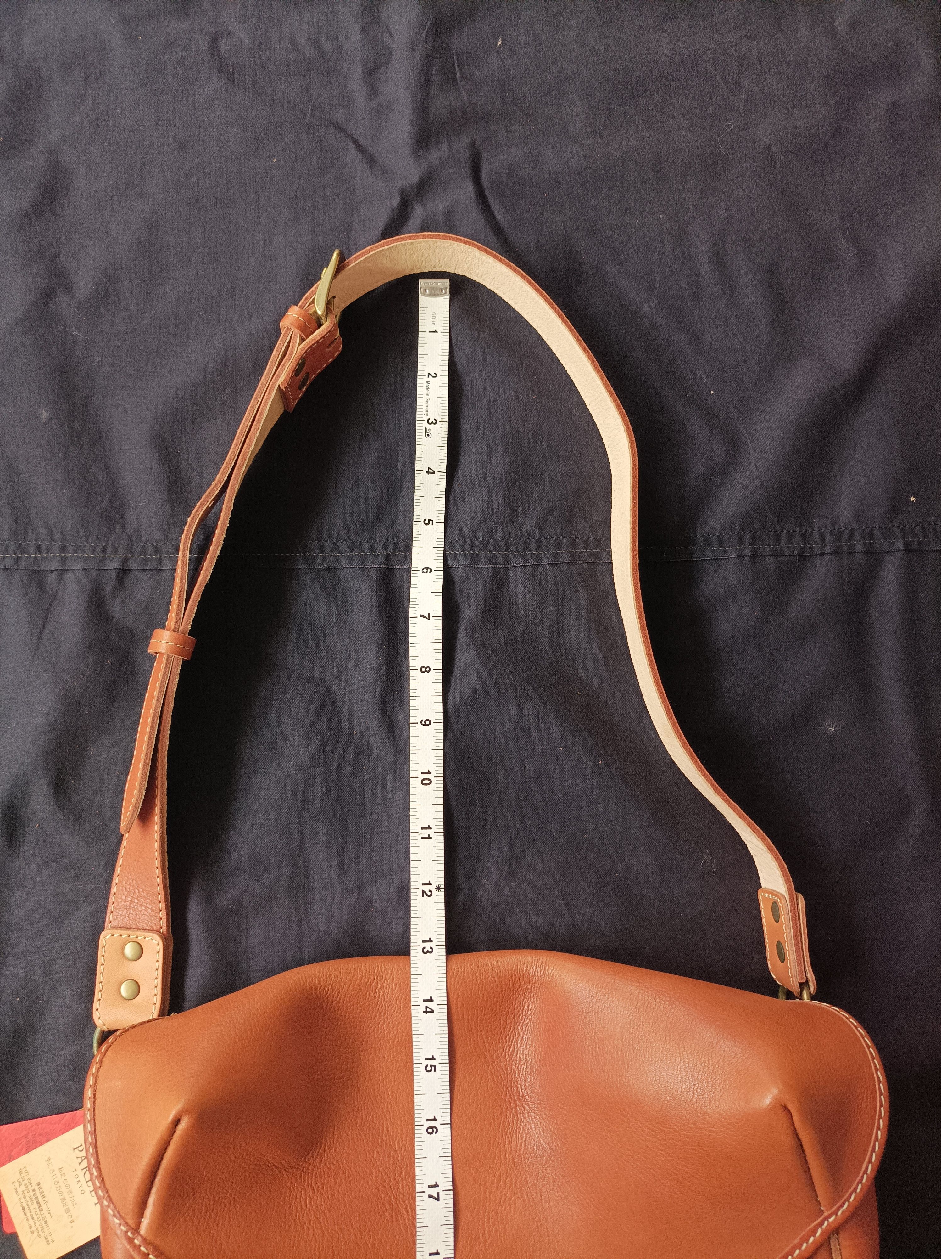 Japanese Brand (B48) Parley Tokyo Japanese Brand Leather Crossbody Bag Size ONE SIZE - 5 Thumbnail
