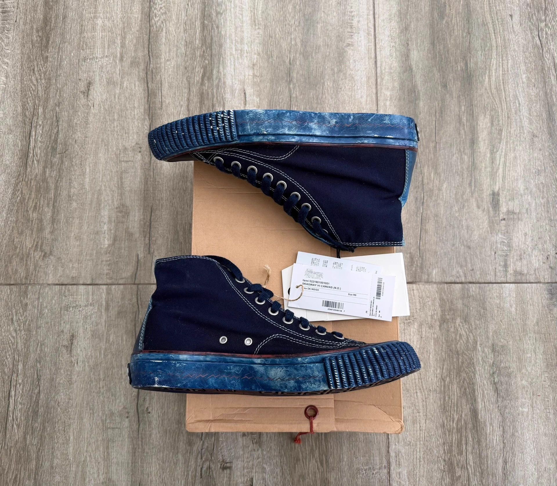 Visvim VISVIM ICT SKAGWAY HI Canvas Indigo US8 New Size US 8 / EU 41 - 4 Thumbnail