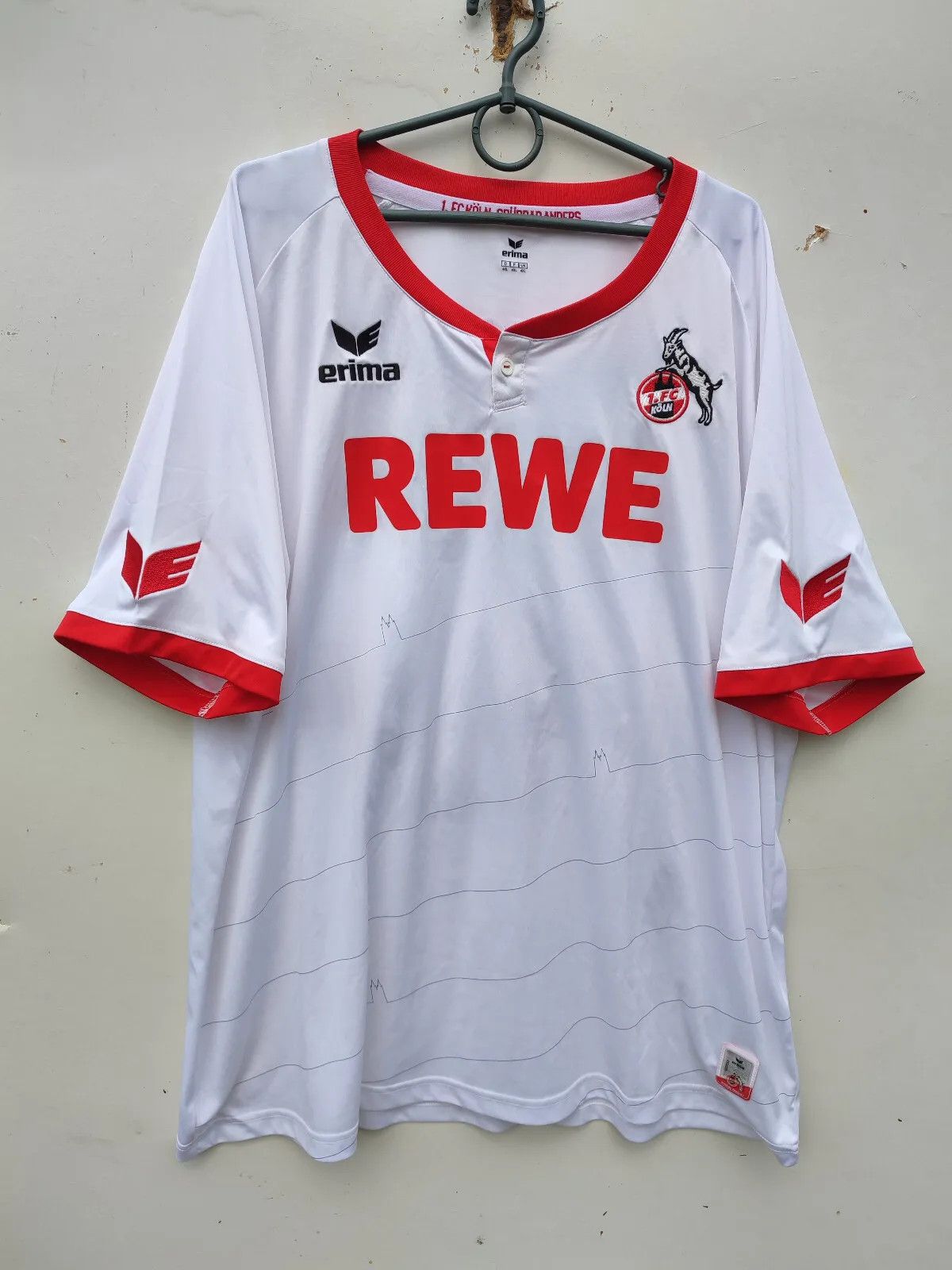 FC Koln 2016/17 FOOTBALL Kit SHIRT SOCCER JERSEY Erima
