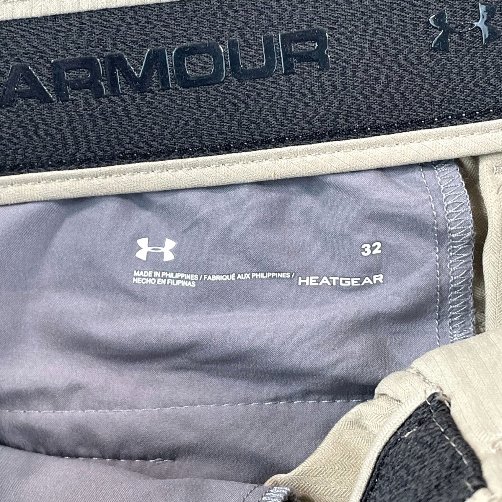 Under Armour Under Armour Golf Shorts Men 32 Beige HeatGear 10" NWOT Size US 32 / EU 48 - 2 Thumbnail