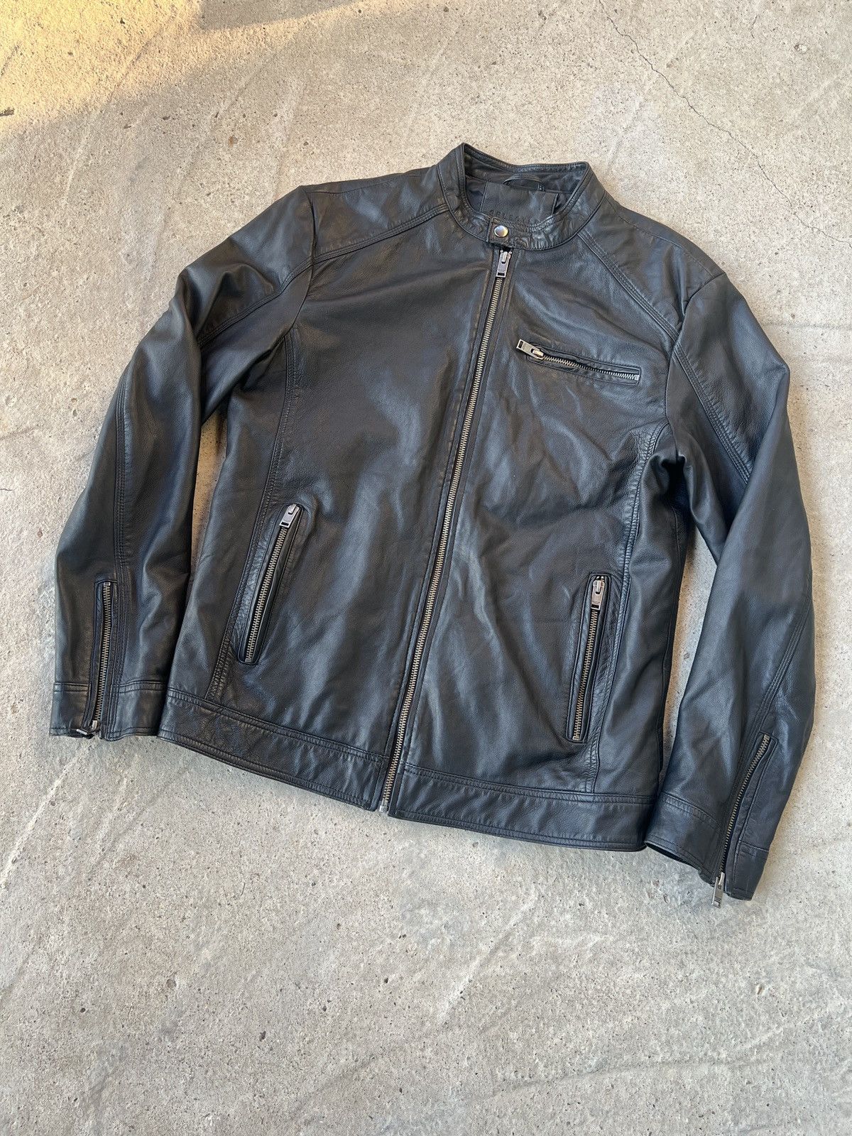 Selected Homme Selected Homme Leather Jacket Size US L / EU 52-54 / 3 - 1 Thumbnail