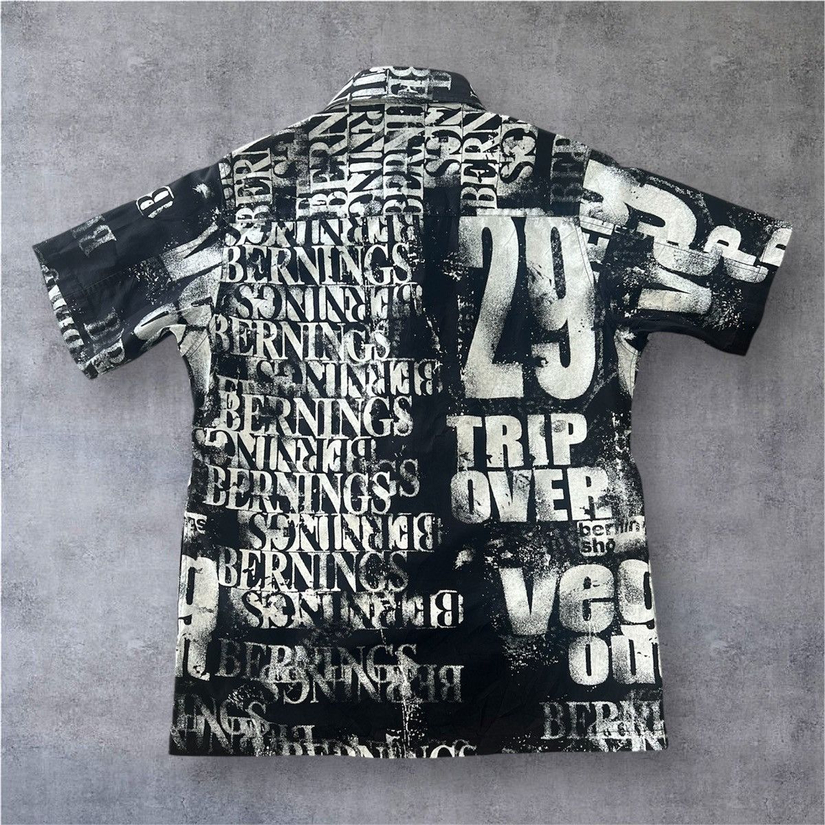 BERNINGS SHO VINTAGE BERNINGS SHO AOP EMO ZIPPER SHIRT Size US L / EU 52-54 / 3 - 2 Thumbnail