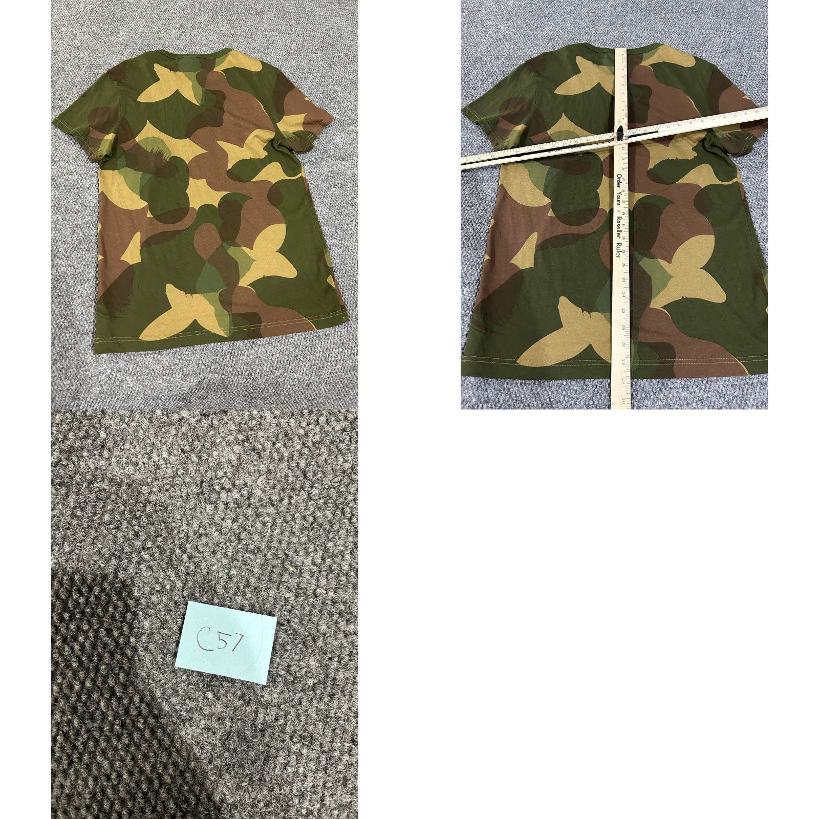 G-Star G-Star T Shirt Mens M Camouflage Logo Graphic Streetwear Crew Neck Short Sleeve Gray Cotton Knit Regular All Seasons Size US M / EU 48-50 / 2 - 8 Thumbnail