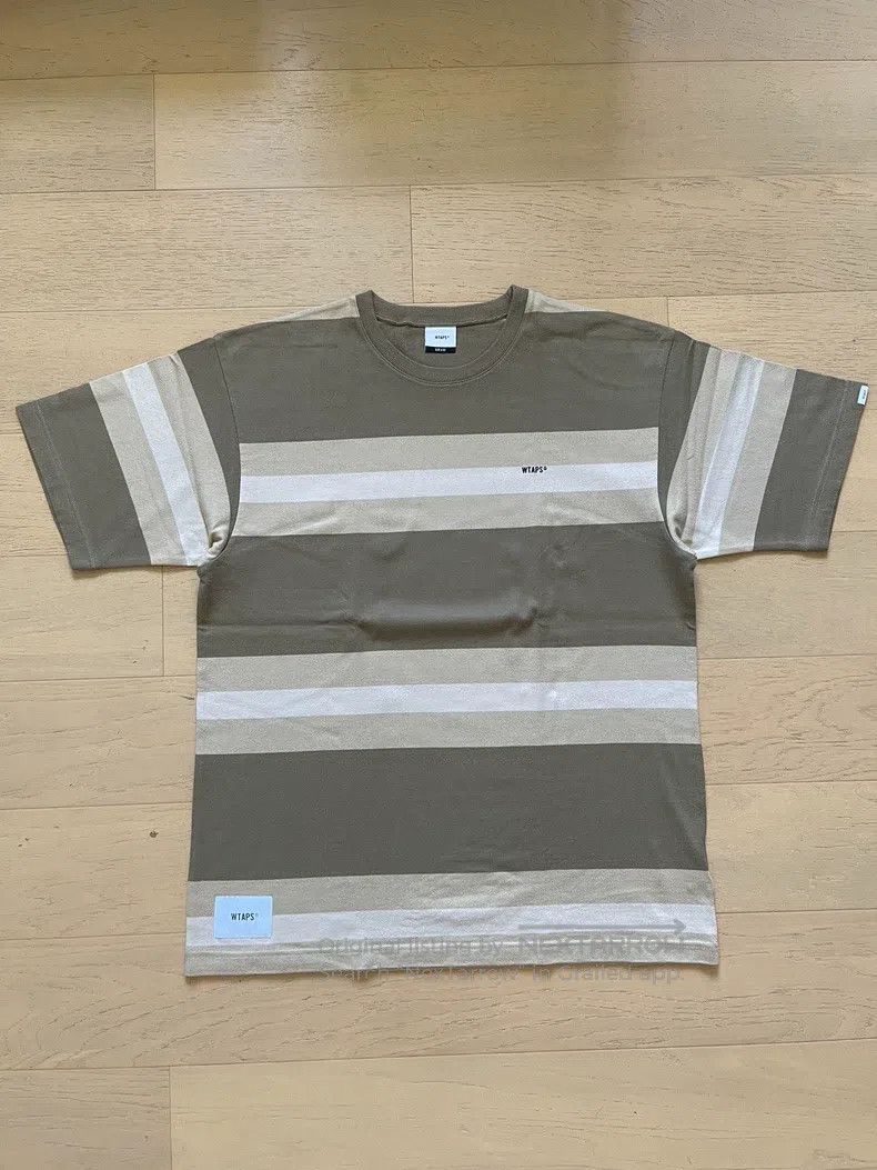 Wtaps Embroidered Striped Short Sleeve