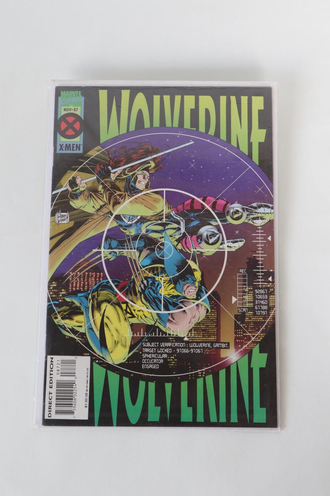 Marvel Comics 94' Marvel Comics Wolverine Gambit NOV 87 Comics Size ONE SIZE - 1 Thumbnail
