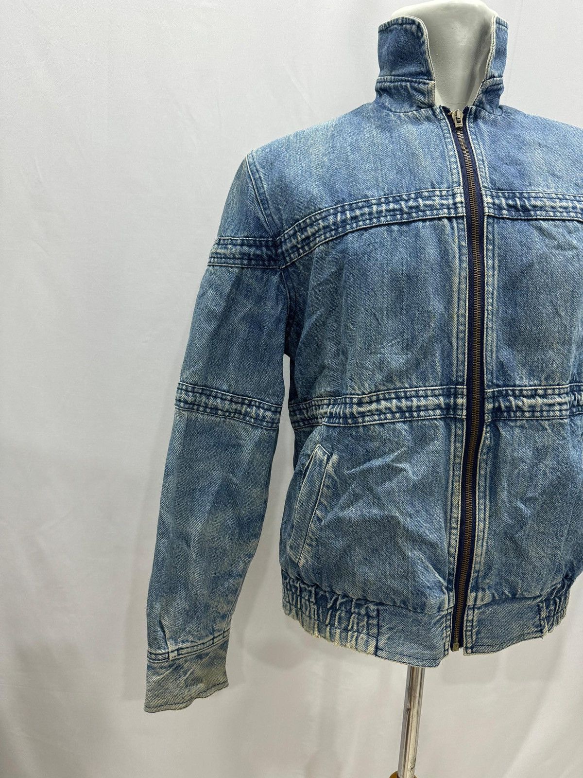 Japanese Brand × Vintage VINTAGE LAWLER Denim Army Jacket Size US S / EU 44-46 / 1 - 4 Thumbnail