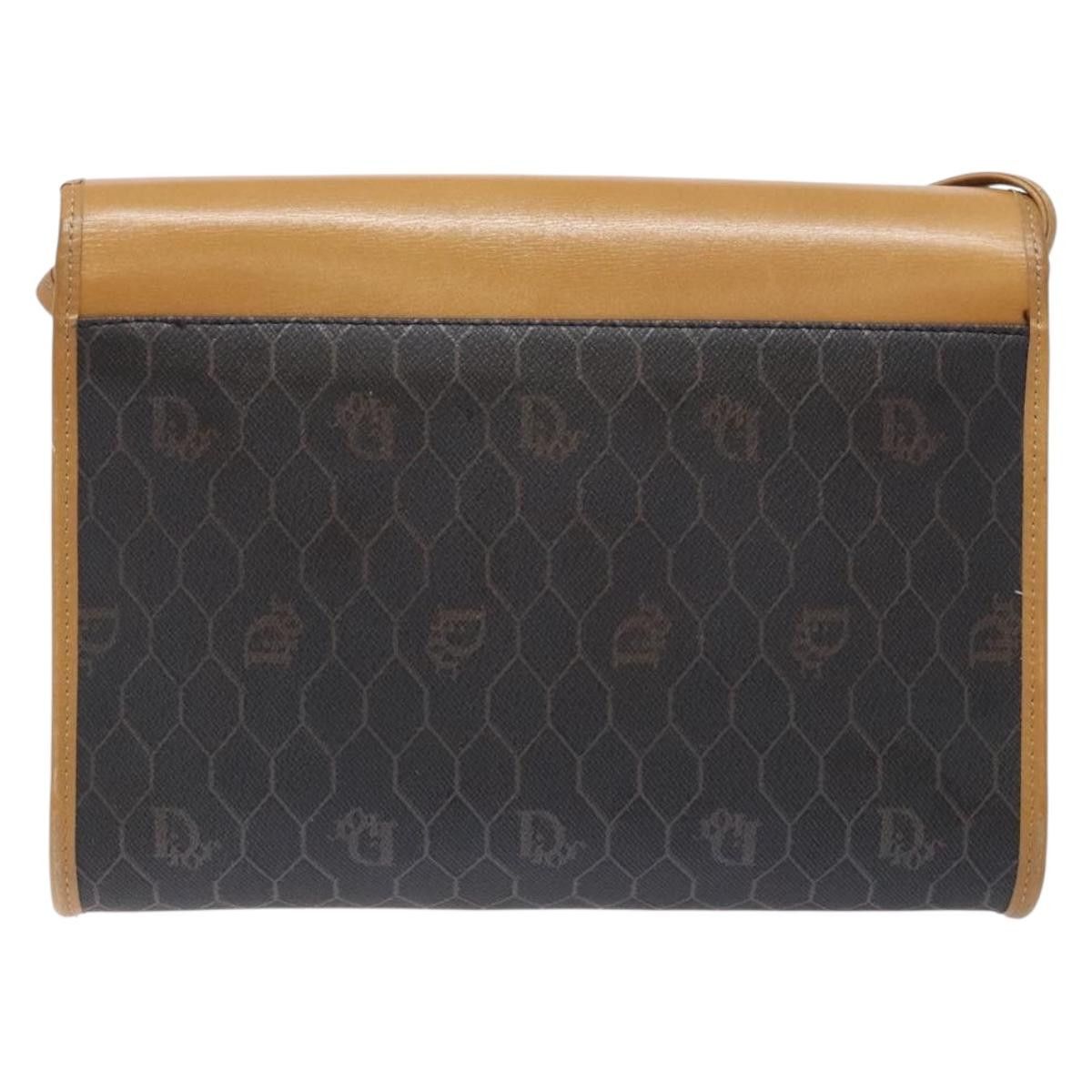 Dior DIOR Honeycomb Canvas Shoulder Bag Pvc Black Gold Size ONE SIZE - 3 Thumbnail