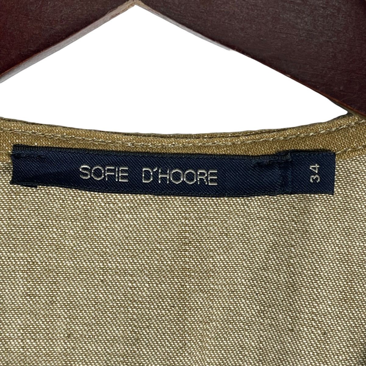 SOFIE D'HOORE Vintage Sofie D’Hoore Belgium Minimalist Cotton Wrap Jacket Size XS / US 0-2 / IT 36-38 - 11 Thumbnail