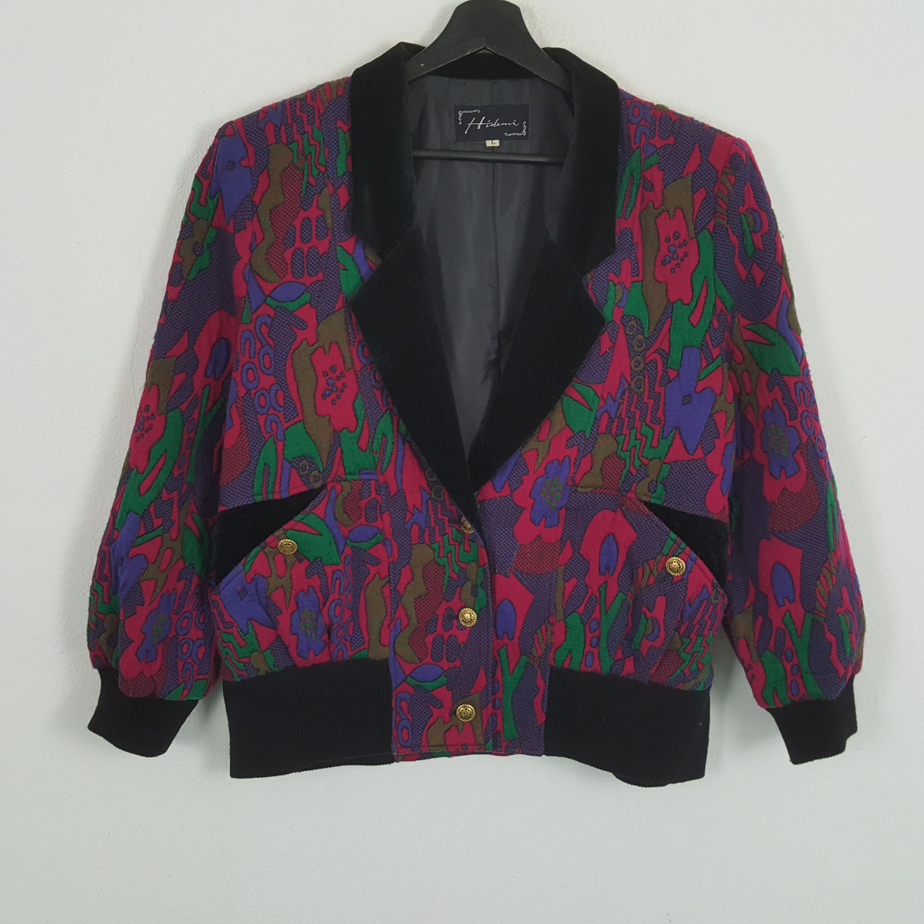Vintage HIOLEMI Fashion Coogi Style Jacket Size US M / EU 48-50 / 2 - 1 Thumbnail