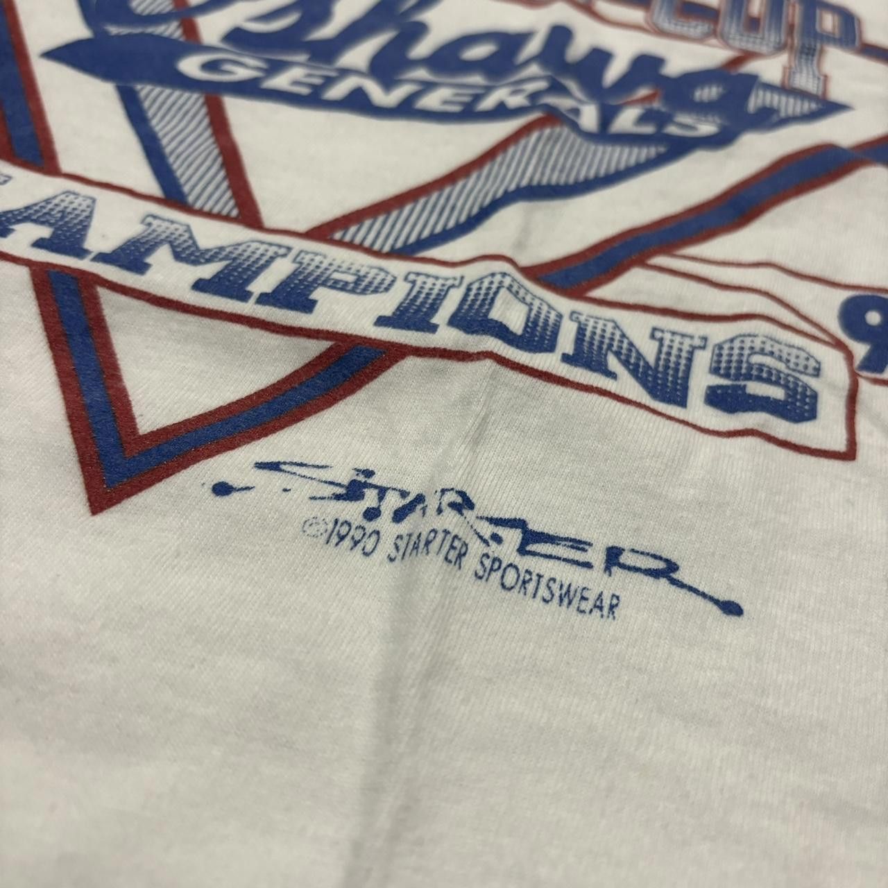 Starter Vintage Oshawa Generals Memorial Cup Champions T Shirt 1990 Size US L / EU 52-54 / 3 - 4 Thumbnail