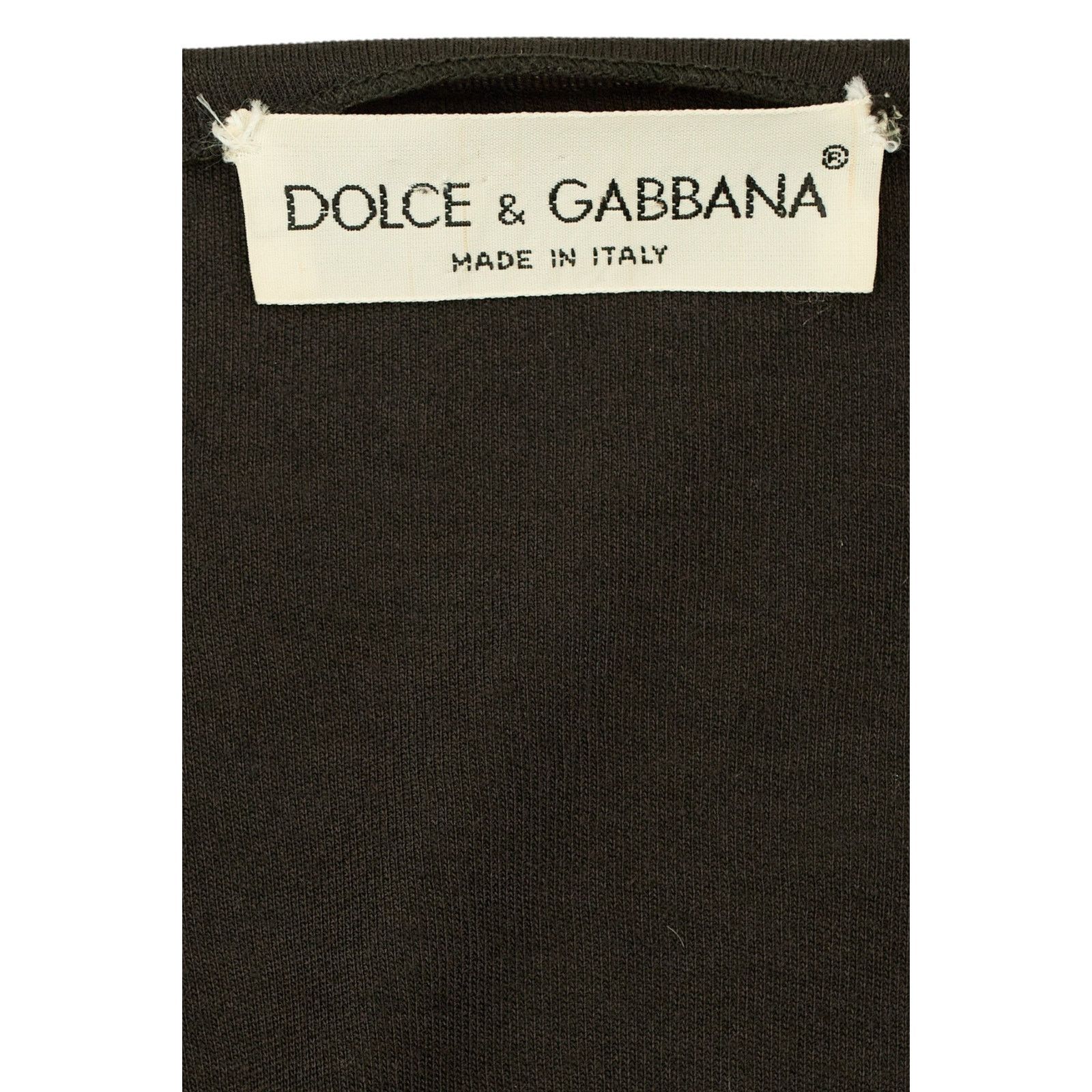 Dolce & Gabbana Black Wool Dress Size L / US 10 / IT 46 - 4 Thumbnail