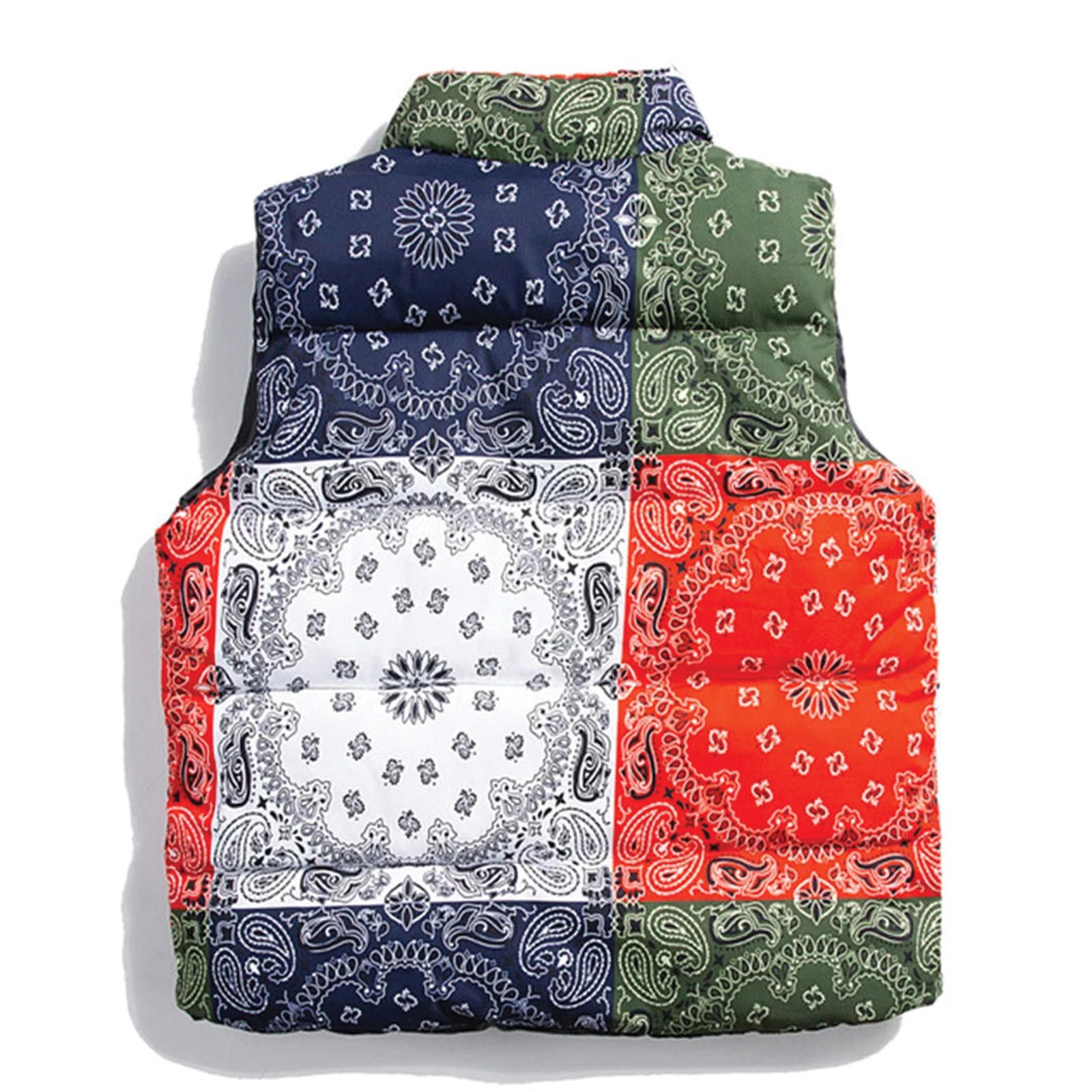 Other Paisley Puffer Vest | Quilted Bandana-Print Size US M / EU 48-50 / 2 - 2 Thumbnail