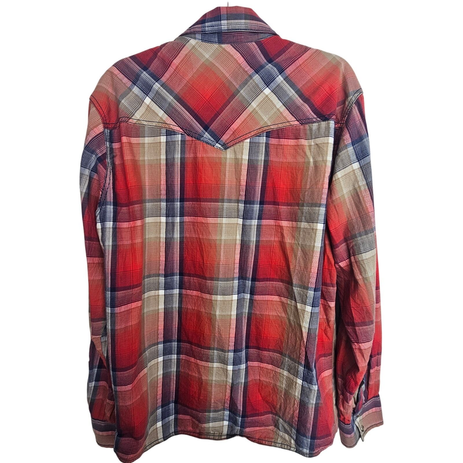 Wrangler Wrangler Retro Men Plaid Western Shirt L Snap Country Cowboy Size US L / EU 52-54 / 3 - 9 Thumbnail