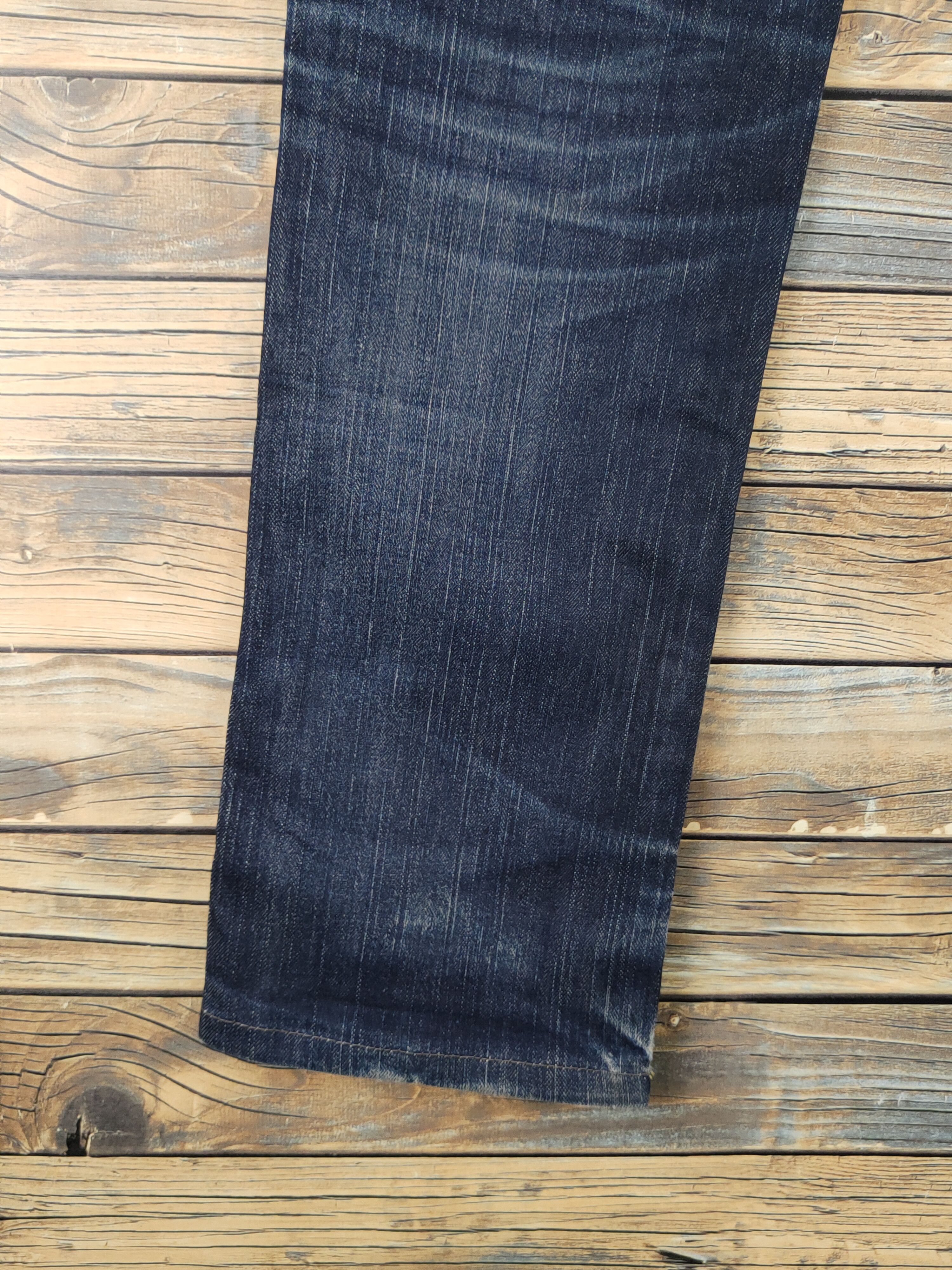 Edwin Edwin Dark Blue Distressed Ripped denim Jeans #W1400 Size US 31 - 9 Thumbnail