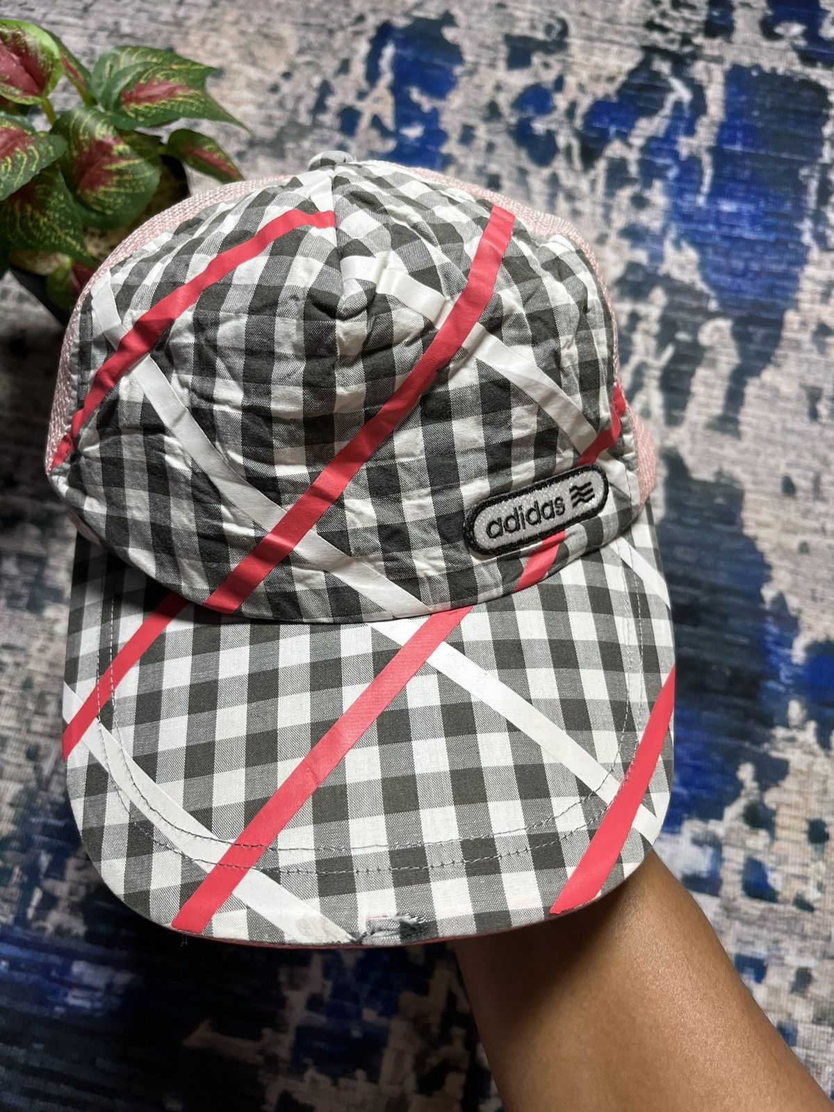 Adidas 🔥Adidas Checkered trucker Cap Hats Size ONE SIZE - 2 Thumbnail