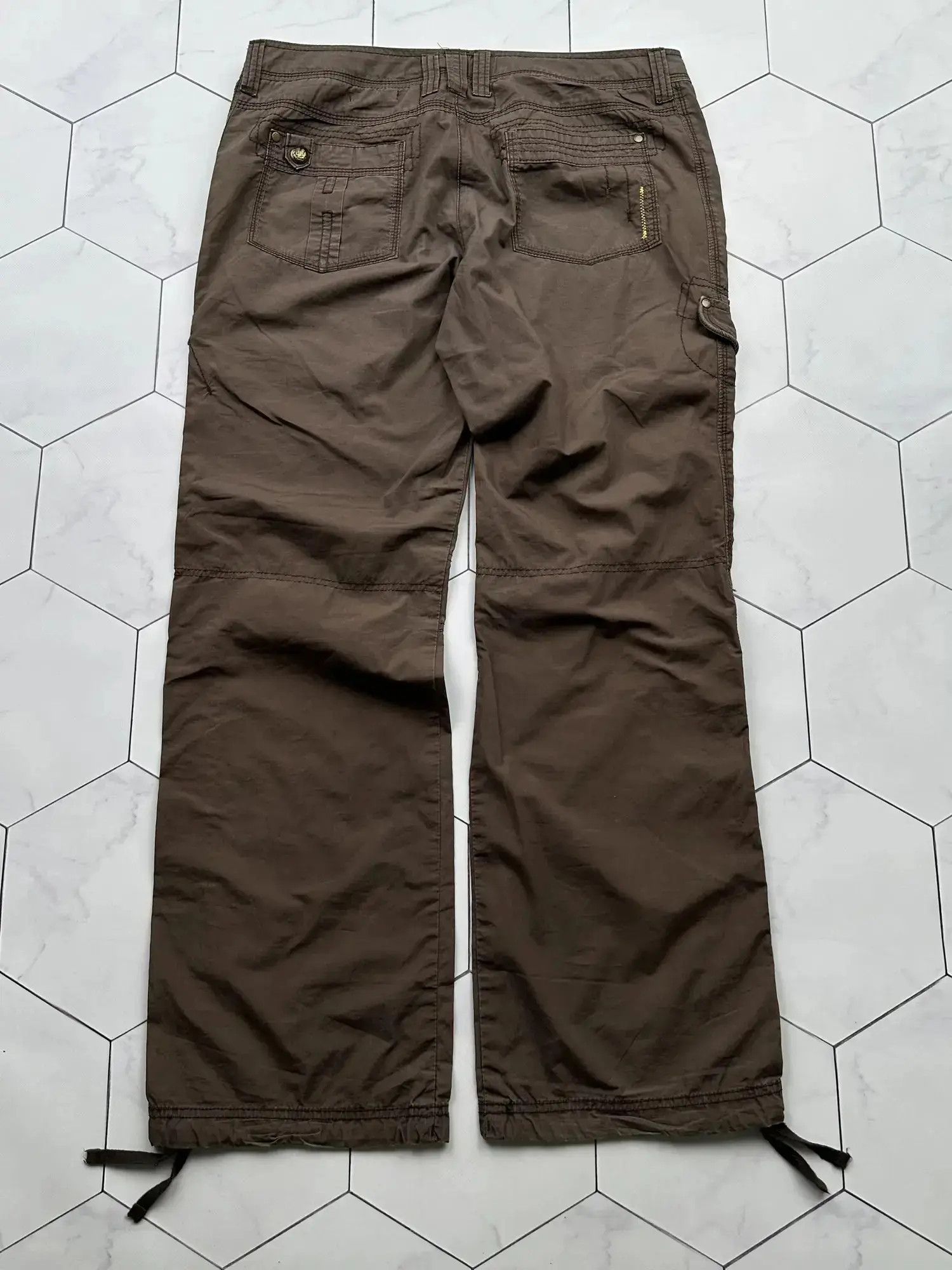 Vintage Vintage Wide Cargo Pants (B440)E2 Size 27" / US 4 / IT 40 - 6 Thumbnail